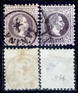 Levante-Austriaco-27 - 1867 - Yvert & Tellier N. B6a + B6b (o) Used - Privo Di Difetti Occulti. - Oostenrijkse Levant