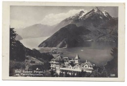 HOTEL KURHAUS FÜRIGEN über Dem Vierwaldstättersee, Circulée Gelaufen 1929, Cachet FÜRIGEN, Bonne Qualité - Other & Unclassified