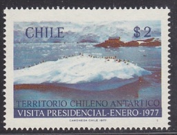 Chile 1977 Visit President Antarctica 1v ** Mnh (20883) - Altri & Non Classificati