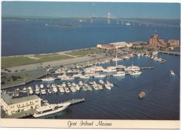 Goat Island Marina, Newport, RI, Unused Postcard [18676] - Newport