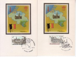 Carte Max Soie 1692-93 Chimay Zoutleeuw - 1971-1980