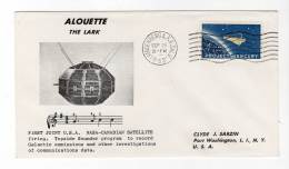 LETTRE ESPACE - VANDENBERG A.F.B    28/09/1962 - ALOUETTE - América Del Norte