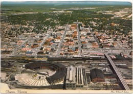 Aerial View Of Cheyenne, Wyoming, Unused Postcard [18686] - Cheyenne