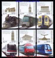 Hong Kong 2010 Centenary Of Railway Stamps - Train - Neufs