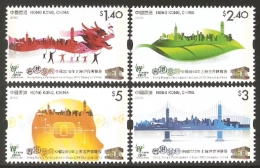 China Hong Kong 2010 Shanghai Expo  Stamp 4v - Neufs