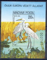 HUNGARY 1980 Nature Campaign Imperforate Block MNH / **..  Michel Block 146B - Blocks & Sheetlets