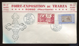 CP - Mauritanie - Foire Exposition De Trarza - Rosso - 30-31 Mars 1946 - Storia Postale