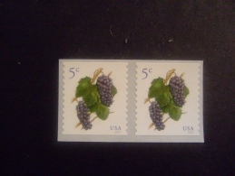 USA 2016  GRAPES COIL  PAIR - PINOT NOIR  MNH**          (P4903-008) - Ungebraucht