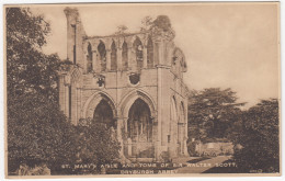 Dryburgh Abbey - St. Mary's Aisle And Tomb Of Sir Walter Scott  - (Scotland) - Berwickshire