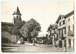 AINHOA   (64.Pyrénées-Atlantiques) L'Eglise Et Le Fronton - Ainhoa