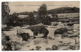 Grèce--près Salonique--KARAFERIA-1917-Un Pont Pittoresque-Griffe Rouge"Hôpital Temporaire Barbezieux"H.Temp N°29- - Grèce