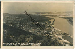 Wien - Blick Vom Leopoldsberg Auf Wien Klosterneuburg - Foto-Ansichtskarte - Verlag O. Scheider Wien - Prater