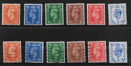 GB 1950 KGVI Definitives, Colours Changed, Full Set Of Six LMM And Used (4660) - Nuovi