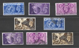 GB 1948 KGVI Olympic Games, Complete Set MM And Used (4683) - Neufs