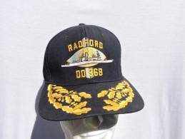 RADFORD DD.968 - U.S. NAVY   -  CASQUETTE OFFICIER - Headpieces, Headdresses