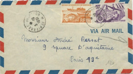 SPM - 1951 - ENVELOPPE Par AVION De ST PIERRE Pour PARIS - Covers & Documents