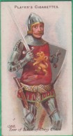 Chromo John Player & Sons, Player's Cigarettes, Arms & Armour 22 - Time Of Battle Of Chevy N°134G A Knight - Player's