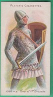 Chromo John Player & Sons, Player's Cigarettes, Arms & Armour 11 -Time Of Ist Crusade N°1095 A Warrior In Scale Armour - Player's