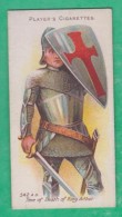 Chromo John Player & Sons, Player's Cigarettes, Arms & Armour 5 -Time Of Death Of King Arthur N°542 A Knight Of The Roun - Player's
