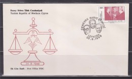 = Enveloppe 1er Jour Timbre Turkish Republic Of Northern Cyprus (Chypre Turquie) Lefkosa 30.6.89 (Nicosie) Genève - Covers & Documents