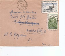 AOF ( Lettre Par Avion De 1958 De Adjame Vers La France à Voir) - Cartas & Documentos