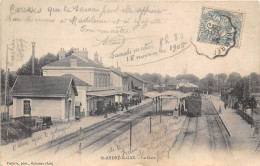 38-SAINT-ANDRE-LE-GAZ- LA GARE - Saint-André-le-Gaz