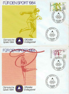 Germany - Mi-Nr 1206/1208 FDC (N508)- - 1981-1990