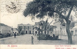 ANGOLA, LUANDA, LOANDA, Largo Santa Ephigenia, 2 Scans - Angola