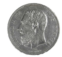 5 Francs - Belgique - 1874 - TTB - - 5 Francs