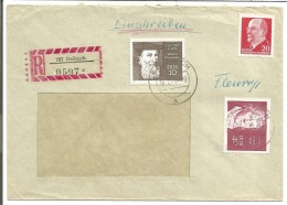 ALLEMAGNE DDR LETTRE INTERIEURE RECOMMANDEE 1970 - Other & Unclassified