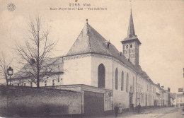 Visé - Ecole Moyenne De L'Etat - Vue Extérieure (animée, 1924) - Visé