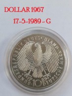 Germany - 10 DM - Mark 17-5-1989 - Letter G - Otros & Sin Clasificación