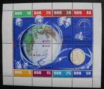 MiNr. 926 - 933 Deutschland Deutsche Demokratische Republik 1962, 28. Dez. 5 Jahre Sowjetische Weltraumflüge - 1950-1970