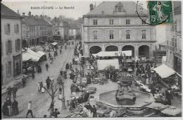 CPA Marché Marchands Ambulants Circulé RAON L'étape Vosges - Markets