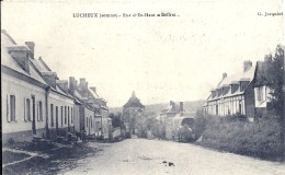SOMME - 80 - LUCHEUX -  Rue D'En Haut - Le Beffroi - Lucheux
