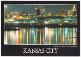 Kansas City, MO, Missouri River And Skyline, Unused Postcard [18769] - Kansas City – Missouri