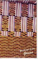 GHANA - Chief Native Cloth Woven By People Of Bonwire In Ashanti,  Nice Stamp - Ghana - Gold Coast