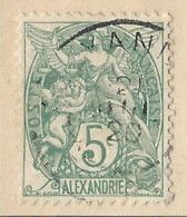 Territori Francesi - Alexandrie - 1902 - Usato/used - Allegorie - Mi N. 20 - Oblitérés