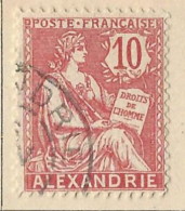 Territori Francesi - Alexandrie - 1902 - Usato/used - Allegorie - Mi N. 21 - Oblitérés