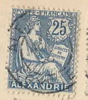 Territori Francesi - Alexandrie - 1903 - Usato/used - Allegorie - Mi N. 24 - Oblitérés