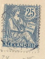 Territori Francesi - Alexandrie - 1903 - Usato/used - Allegorie - Mi N. 24 - Oblitérés