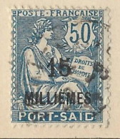Territori Francesi - Port Said - 1921 - Usato/used - Allegorie - Mi N. 60 - Gebruikt