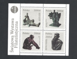 POLONIA 1992 Sculptures From The Collection Of The National Museum In Warsaw     MNH** Mit3407‑3410 - Cuadernillos
