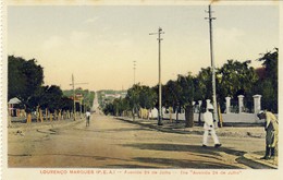 MOÇAMBIQUE, MOZAMBIQUE, LOURENÇO MARQUES, Avenida 24 De Julho, 2 Scans - Mozambique