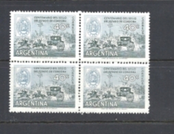 ARGENTINA  1958 The 100th Anniversary Of The Argentine Confederation Stamps  Watermark Big Sun RA - Unused Stamps