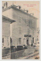 CPA 38 Isère Vinay Rare Rue De La Gare Hôtel Poreaud, Près Saint Marcellin St Gervais L' Albenc Varacieux Tullins Fures - Vinay