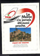 Page De Revue De 1981. Royal Air Maroc . - Werbung