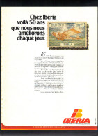 Page De Revue De 1979. IBERIA . Lignes Aériennes Internationales D'Espagne . - Werbung