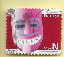 TIMBRES - STAMPS -  PORTUGAL - 2006 - MASQUES DE PORTUGAL - TIMBRES AUTOCOLLANTS - 2e. GROUPE - TIMBRE OBLITÉRÉ - Usati