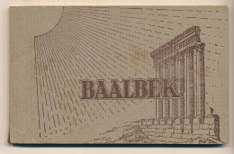 Baalbeck Carnet Complet 15 Cartes Pub Grand Palmyra Hotel Prop. Alouf Coll. Orient Monuments M. Harris - Liban